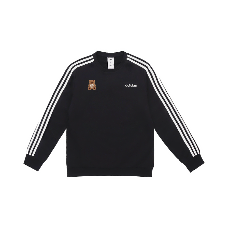 Adidas Adidas Sweatshirts Men's Black Crew Neck Moderate