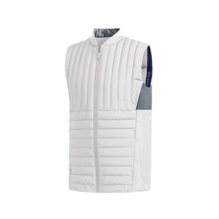 Adidas Adidas Tank Tops Men's White Stand Collar Moderate Other