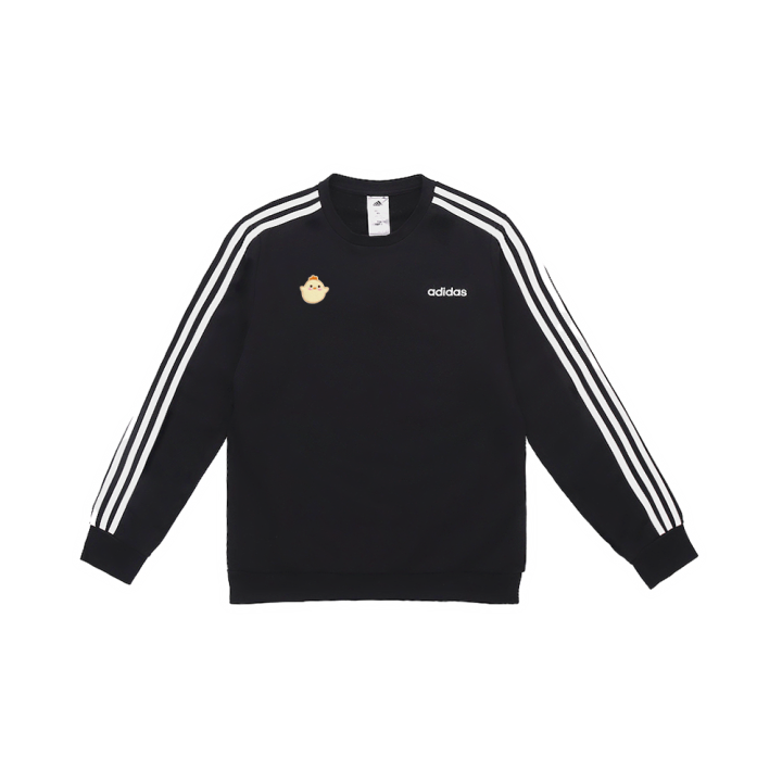 Adidas Adidas Sweatshirts Men's Black Crew Neck Moderate Regular