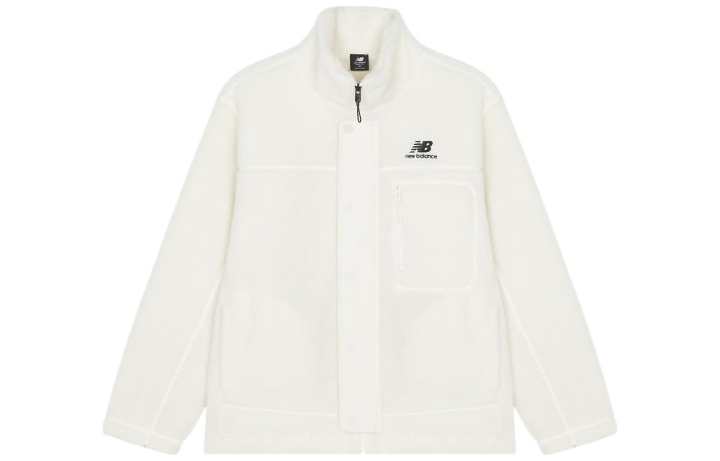 New Balance New Balance Jackets Men's White Stand Collar Thickened Other