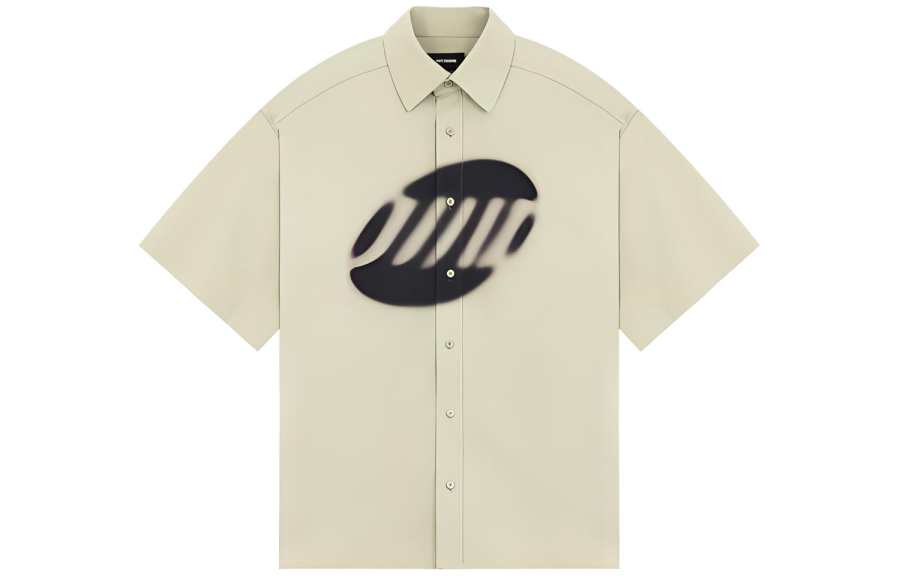 WE11DONE Shirts Unisex Beige Lapel Moderate Other