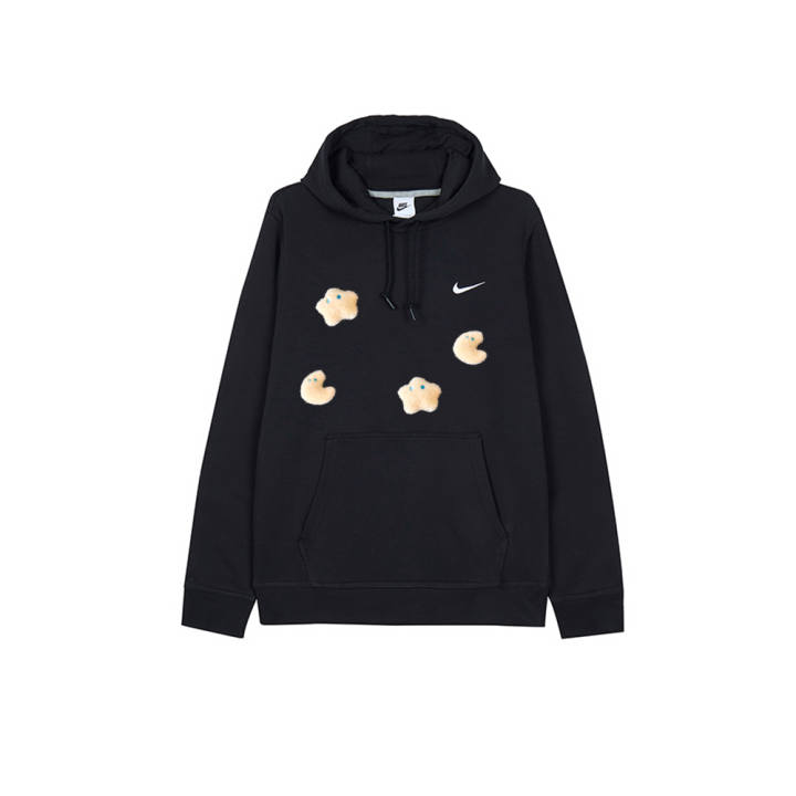 Nike Nike Sweatshirts Men's Black Hooded Moderate Regular