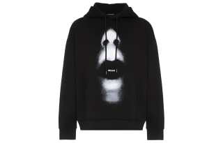 Marcelo Burlon Sweatshirts Men's Black Hooded Moderate Other