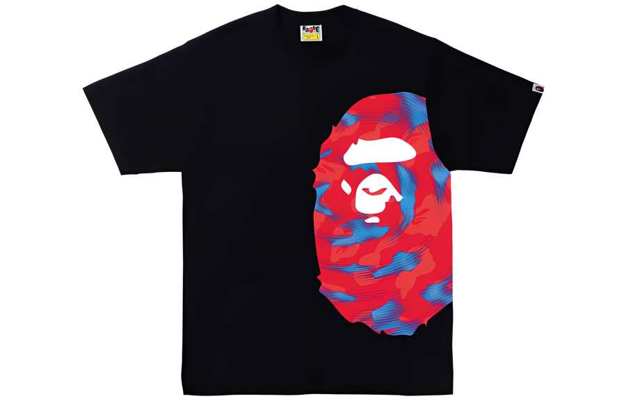 A BATHING APE Bape Stroke Camo Side Big Ape Head Tee