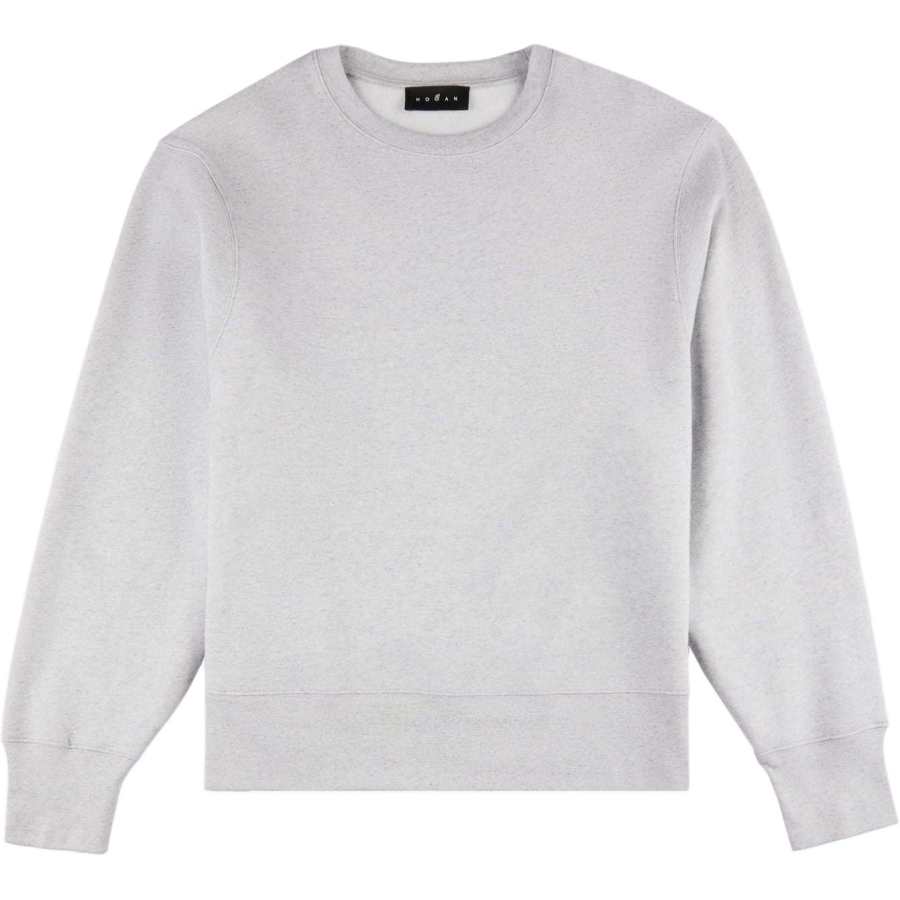 HOGAN Sweatshirts Men's Gray Crew Neck Moderate
