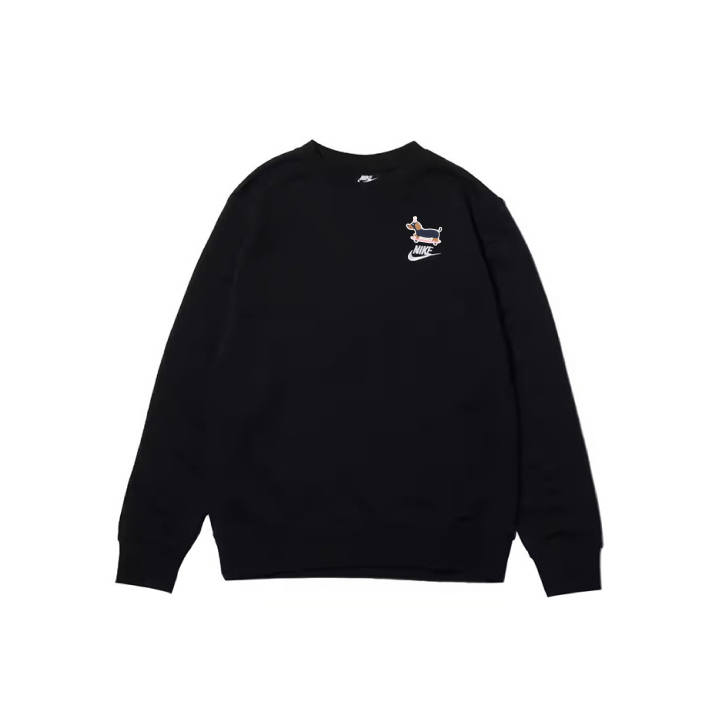 Nike Nike Sweatshirts Men's Black Crew Neck Moderate Regular