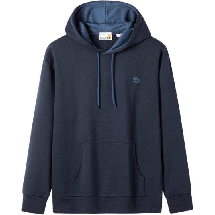 Timberland Casual Fleece Lined Thermal Hooded Sweatshirt Men's Dark Sapphire