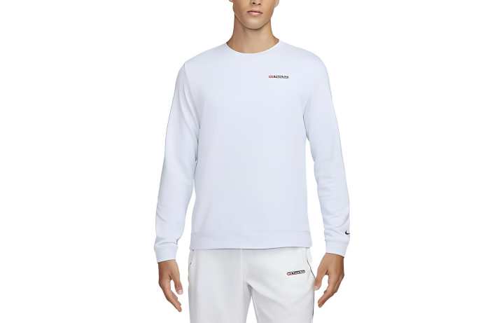 Nike Nike Sweatshirts Men's Light Blue Crew Neck Moderate Regular