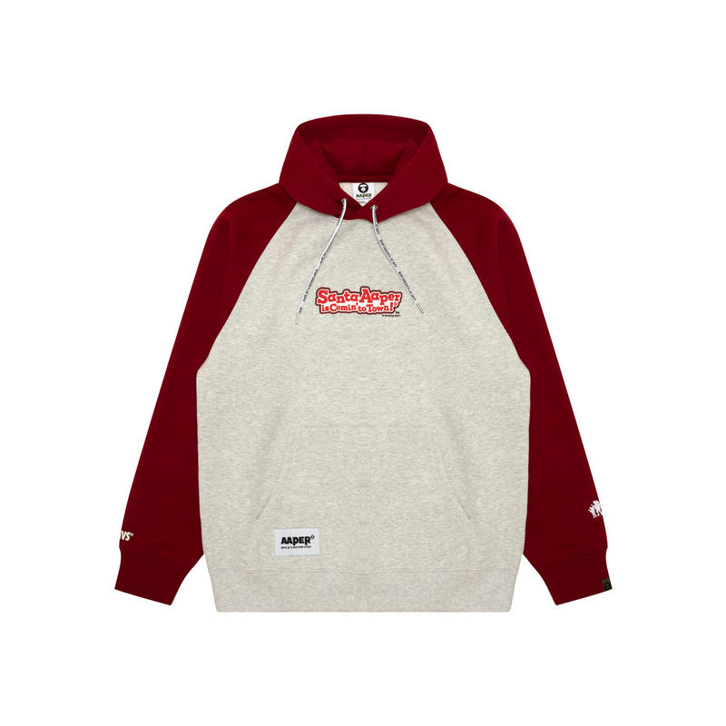 Aape Aape raglan-sleeve graphic hoodie
