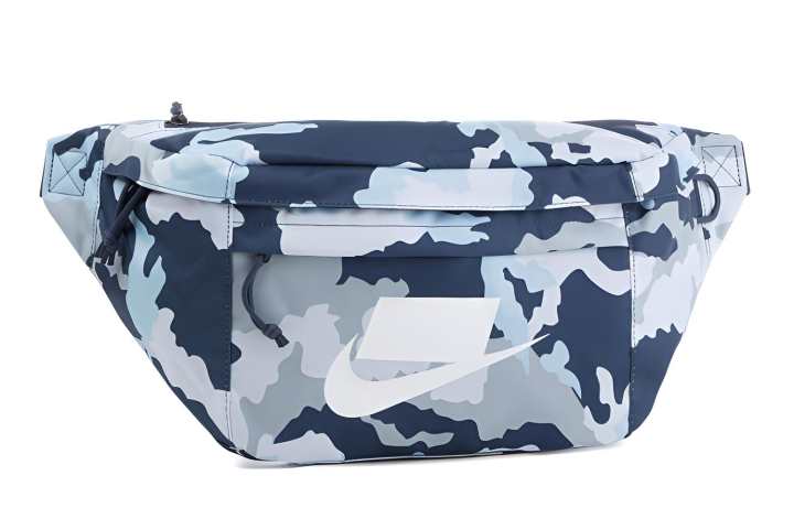 Nike Nike Fabric Fanny Pack Regular Unisex Camouflage Blue