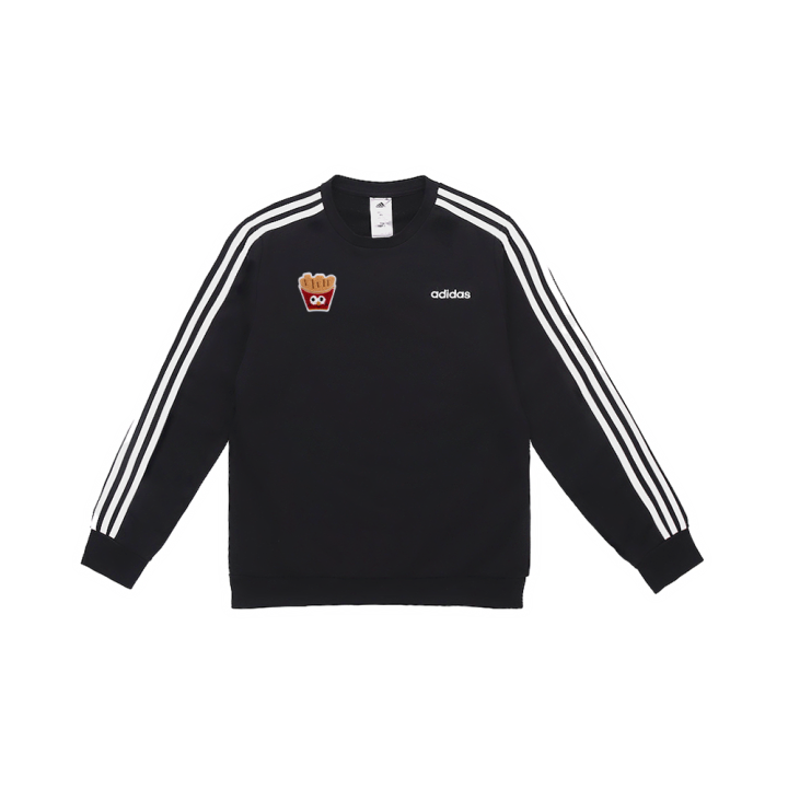 Adidas Adidas Sweatshirts Men's Black Crew Neck Moderate Regular
