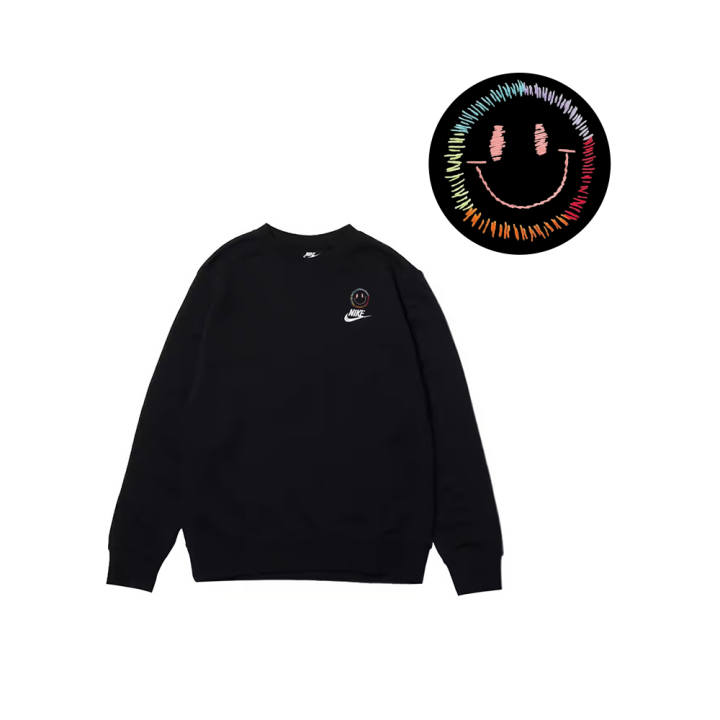 Nike Nike Sweatshirts Men's Black Crew Neck Moderate