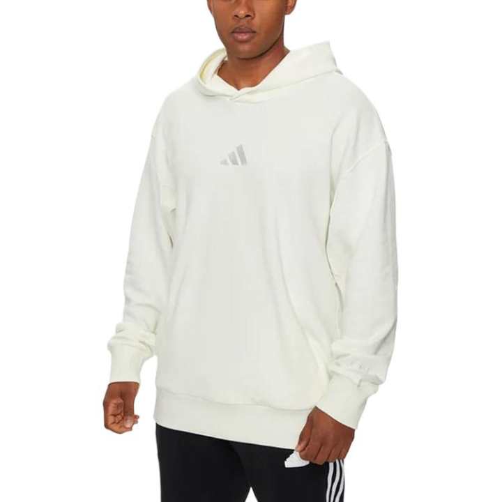 Adidas Adidas Clothing Sweatshirts Men's White Hooded Moderate