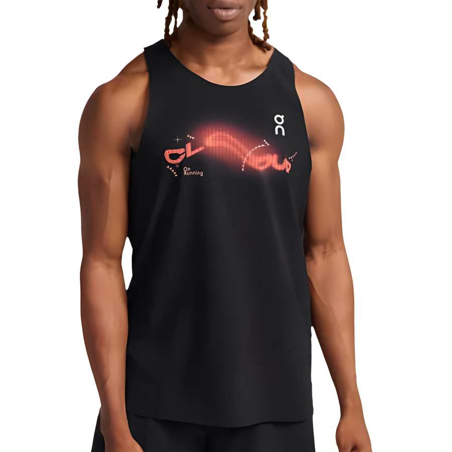 On On Pace Tank Tank Tops Men's Black