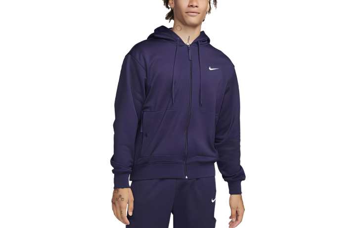 Nike Nike Sweatshirts Men's Purple Hooded Moderate Cardigan