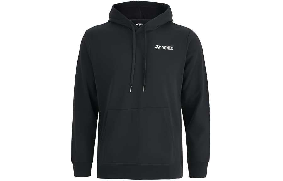 YONEX YONEX Sweatshirts Men's Black Hooded Moderate Regular