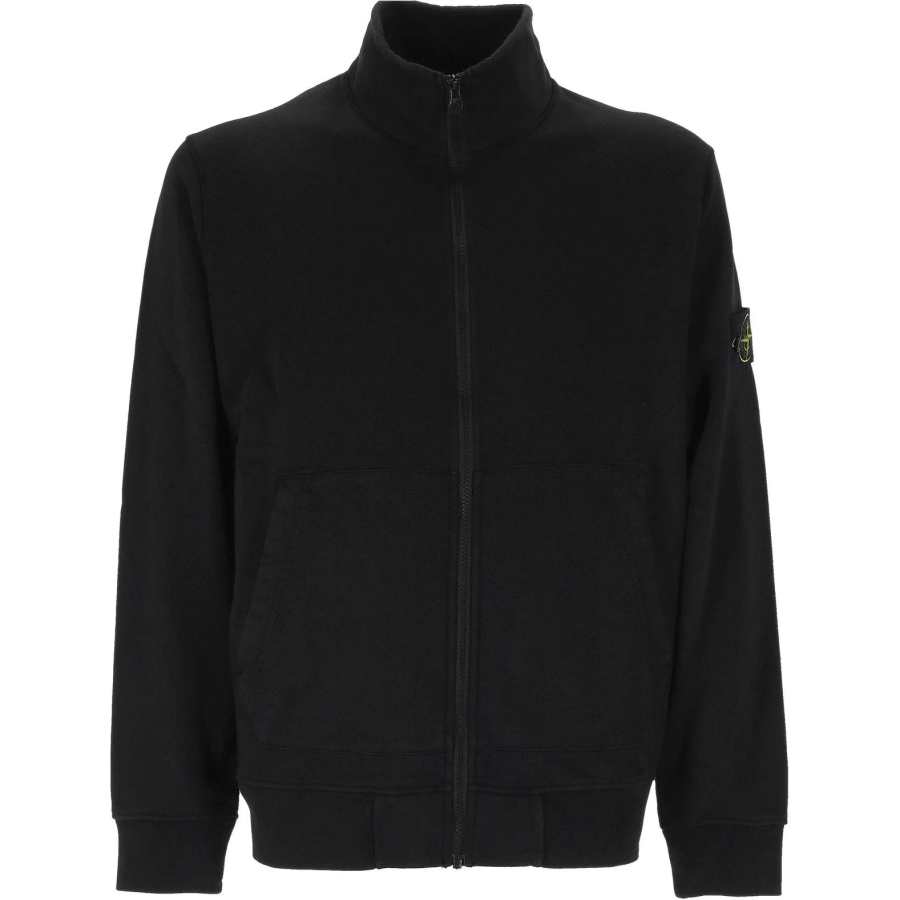 STONE ISLAND STONE ISLAND Compass Patch Zip Up Sweatshirt