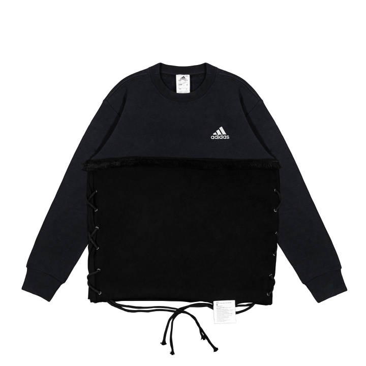 Adidas Adidas Sweatshirts Unisex Black Crew Neck Moderate Regular