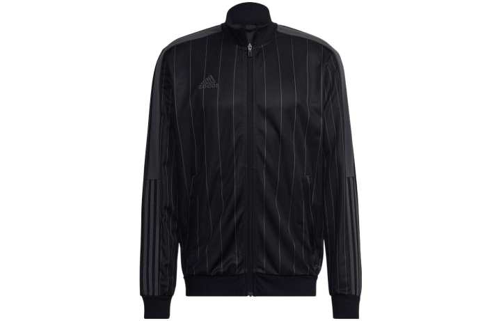 Adidas Adidas Jackets Men's Black Stand Collar Moderate Straight Fit