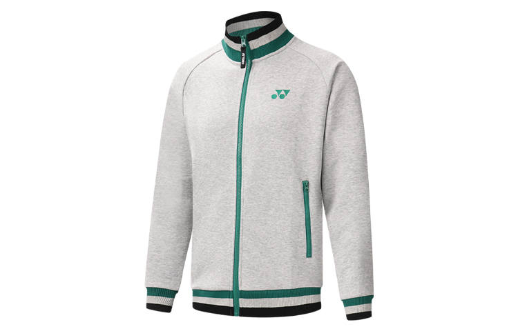 YONEX Jackets Men's Ivory White Stand Collar Moderate Other
