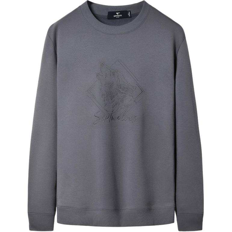 SEPTWOLVES SEPTWOLVES Sweatshirts Men's Crew Neck Thickened Regular