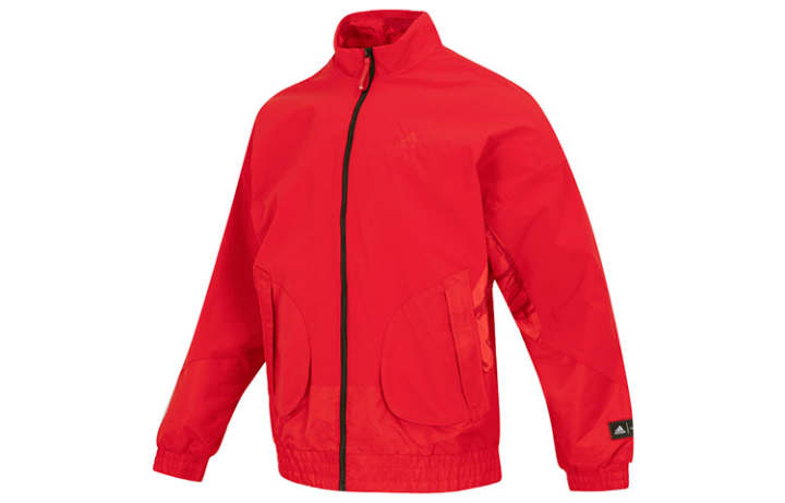 Adidas Adidas CNY Jackets Men's Red Stand Collar Moderate Other