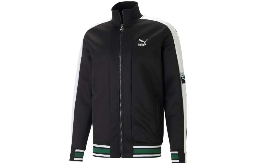 PUMA PUMA Jackets Men's Black Stand Collar Moderate Other