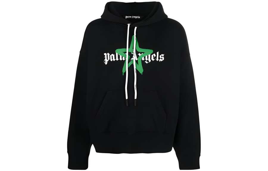 PALM ANGELS Star Sprayed Hoodie