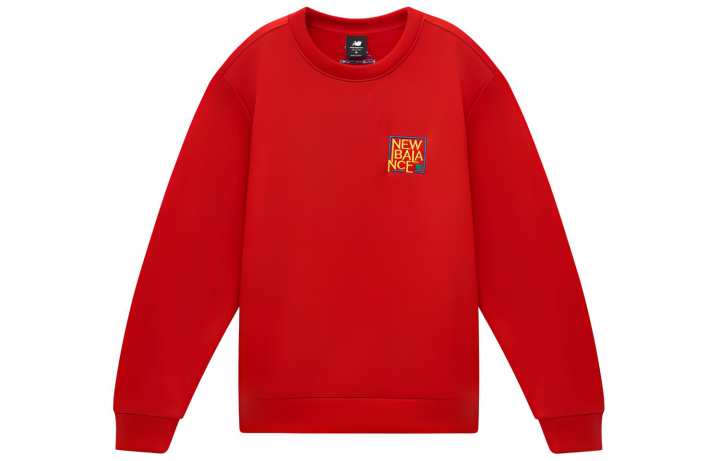 New Balance New Balance Sweatshirts Men's Red Crew Neck Moderate Regular