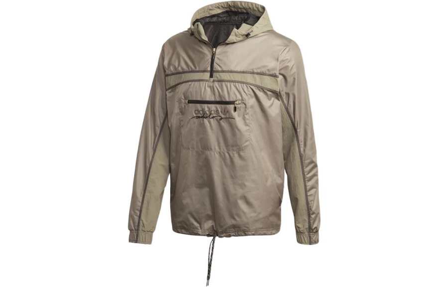 Adidas Originals Jackets Men's Gray Hooded Moderate Instructor