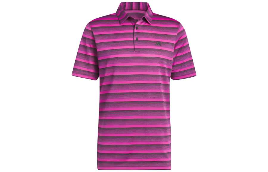 Adidas Adidas Polo Shirts Men's Purple Polo Collar Moderate Straight Fit