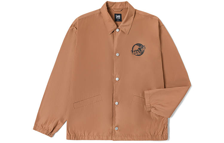 Lee Lee Xline Jackets Men's Brown Pointed Collar Thin