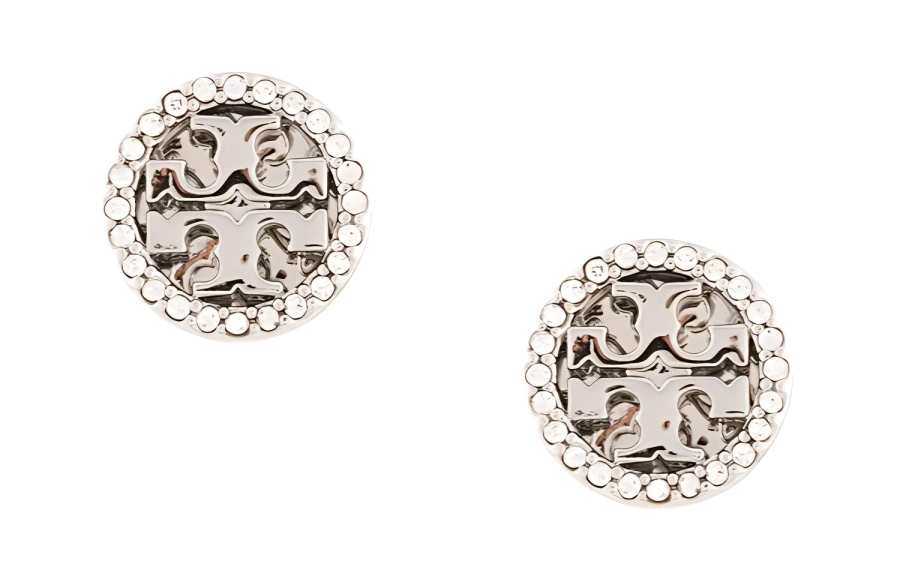 TORY BURCH TORY BURCH Miller Stud Logo Detailed Earrings