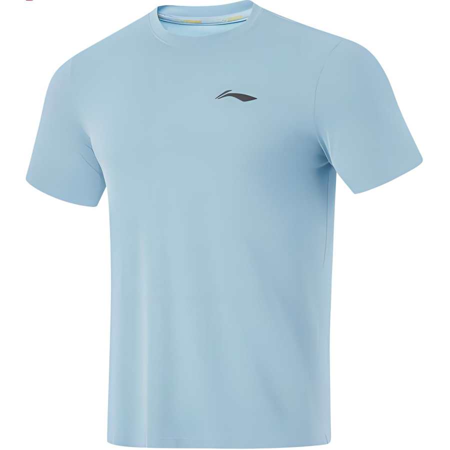 Li-Ning Li Ning T Shirt Men's Soft Matte Blue