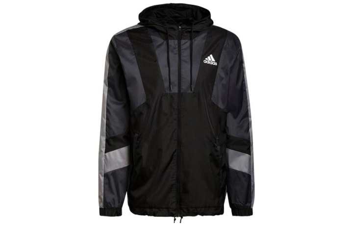 Adidas Adidas Jackets Men's Black Hooded Moderate Other