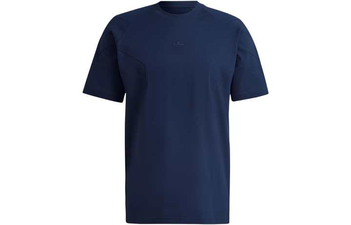 Adidas Adidas T Shirts Men's Blue Crew Neck Moderate Straight Fit
