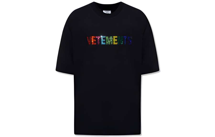 Vetements Crystal Logo T Shirt