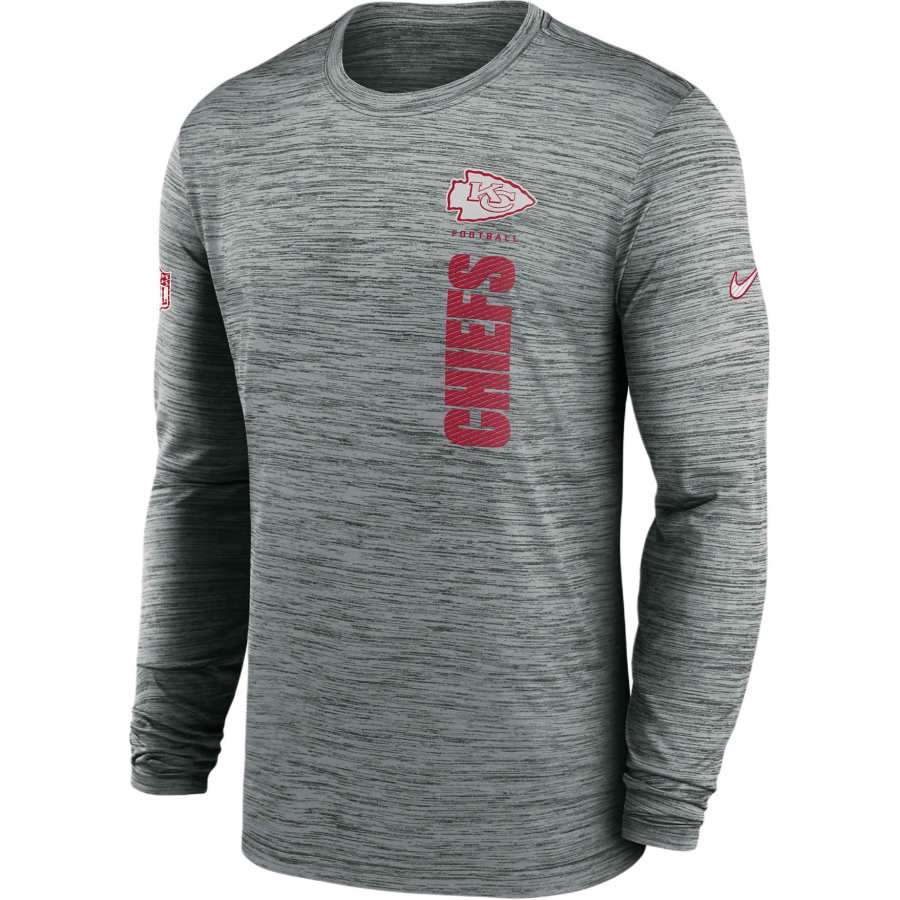 Nike Nike Kansas City Chiefs Sideline Velocity Men's Nike Dri FIT Nfl Long Sleeve T Shirt