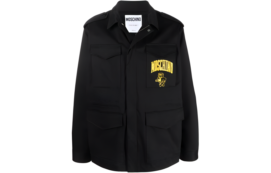 MOSCHINO MOSCHINO Jackets Men's Black Lapel Moderate Other