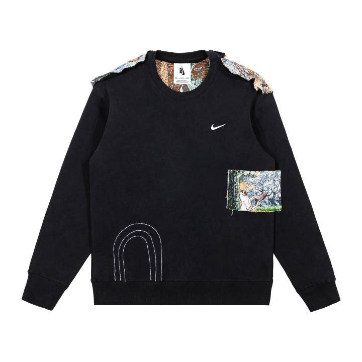 Nike Nike Sweatshirts Unisex Black Crew Neck Moderate Regular