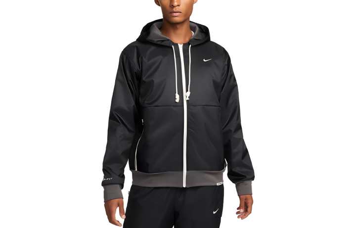 Nike Nike Sweatshirts Men's Black Hooded Moderate Cardigan