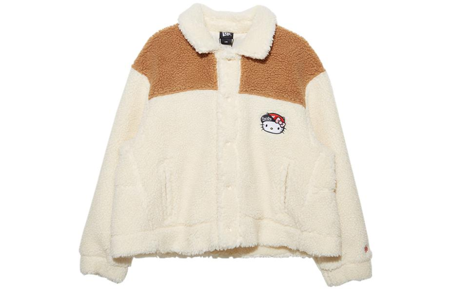 New Era Jacket Unisex Ivory White