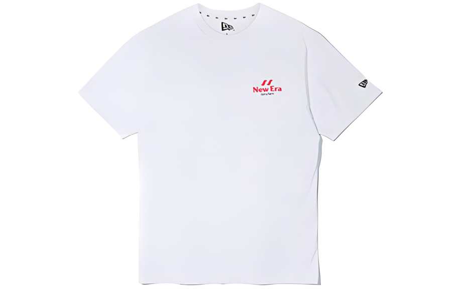New Era T Shirts Unisex White Crew Neck Moderate