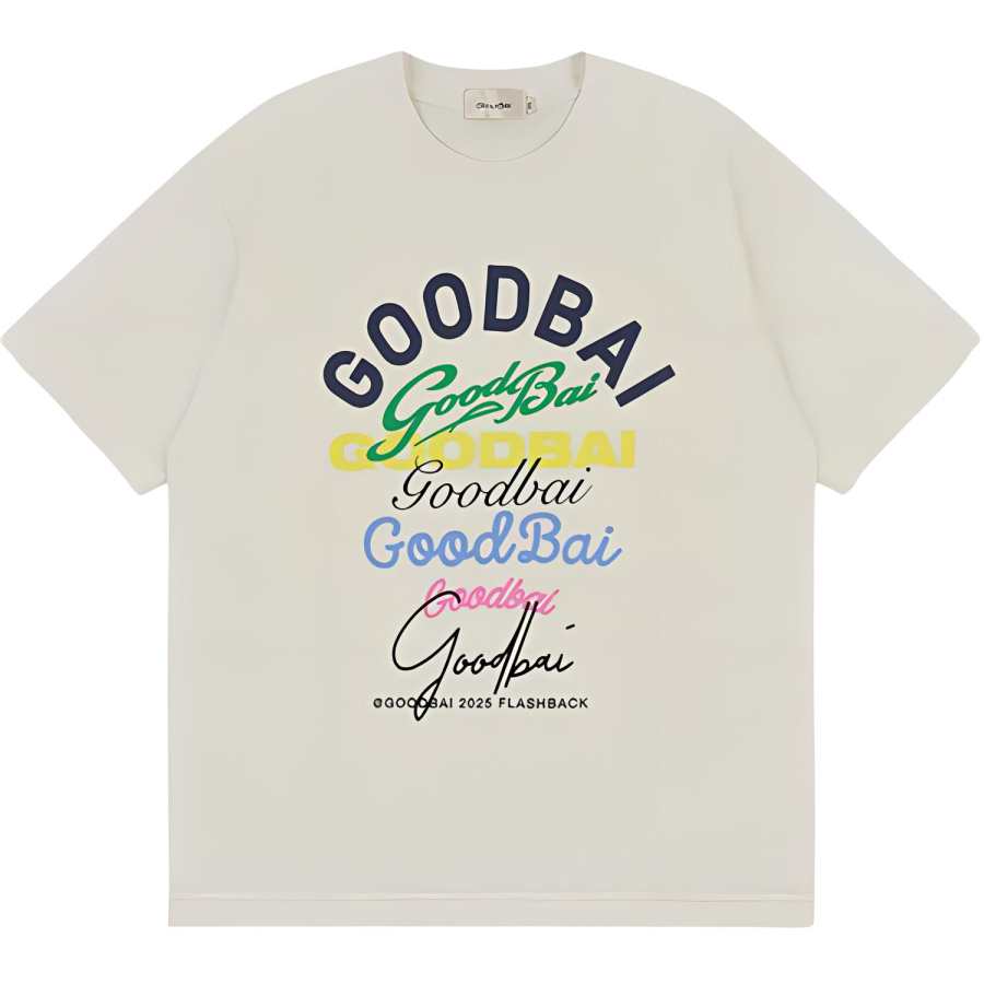 GOOD BAI T Shirts Unisex Crew Neck Moderate Straight Fit