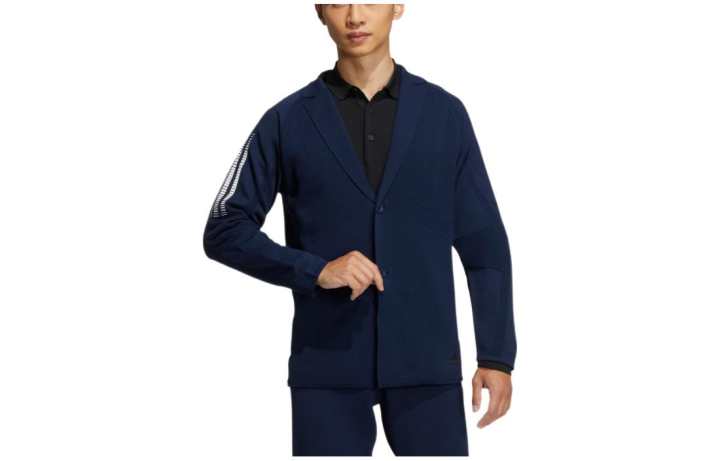 Adidas Adidas Jackets Men's Navy Blue Lapel Moderate Other