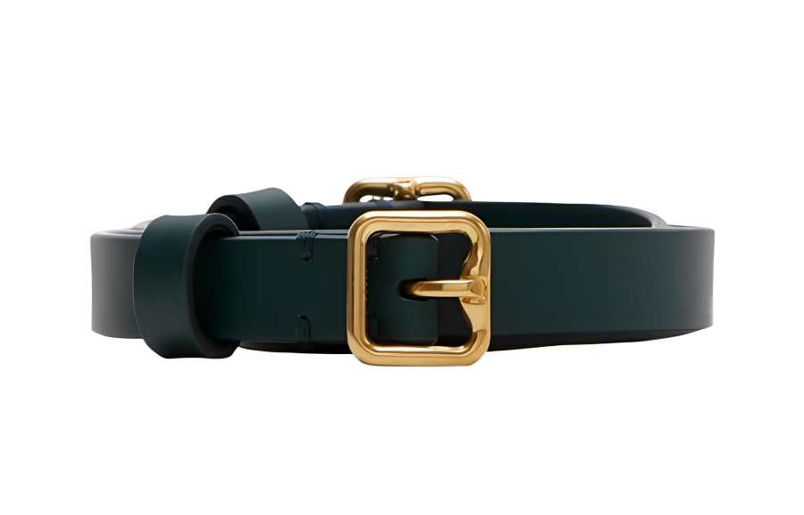 Burberry 【Previous Season】Double B buckle leather belt