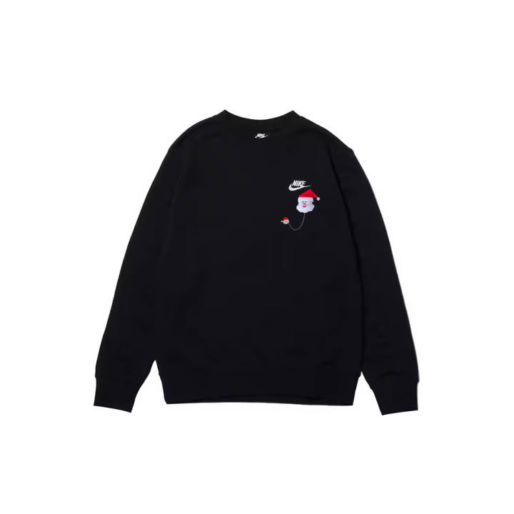 Nike Nike Sweatshirts Men's Black Crew Neck Moderate Regular