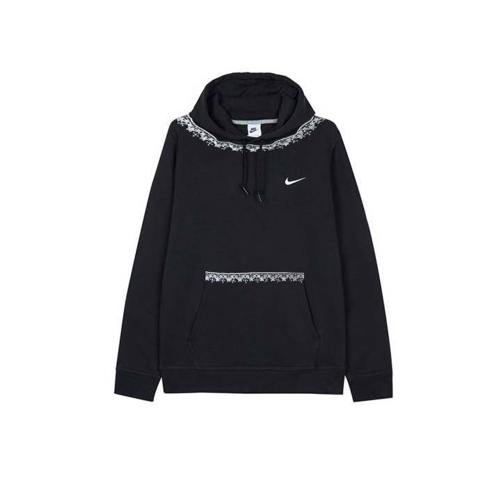 Nike Nike Sweatshirts Men's Black Hooded Moderate Regular