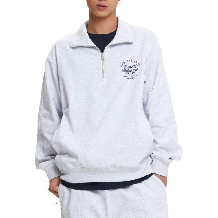 New Balance New Balance Sweatshirt Unisex Light Gray