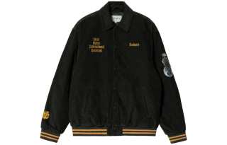 Carhartt WIP Jackets Men's Black Lapel Moderate Other